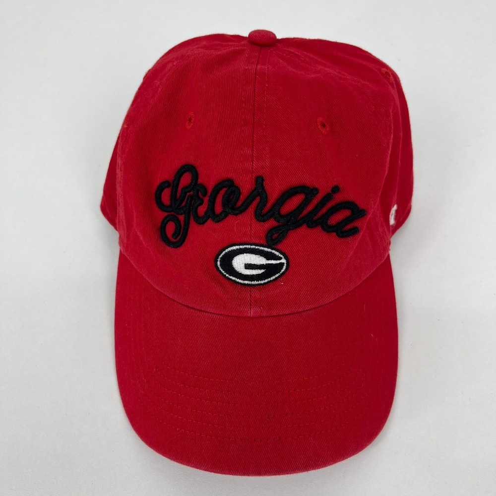 47 Brand Georgia Bulldogs Women's Red Adjustable Hat Embroidered NCAA Cap